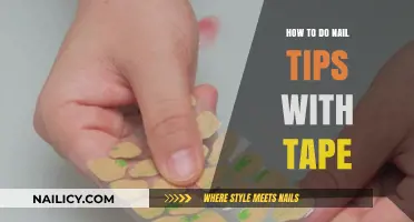 Easy DIY Nail Tips: Mastering Tape Techniques for Perfect Manicures