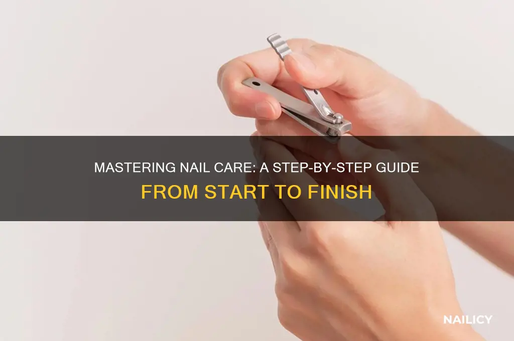 how to do nails beginning to end