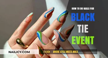 Elegant Black Tie Nails: Perfect Manicure Tips for Formal Events