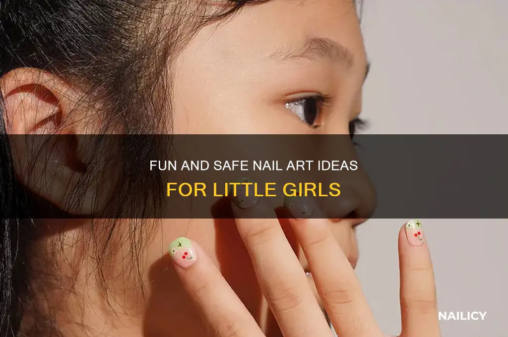 how to do nails in little girls