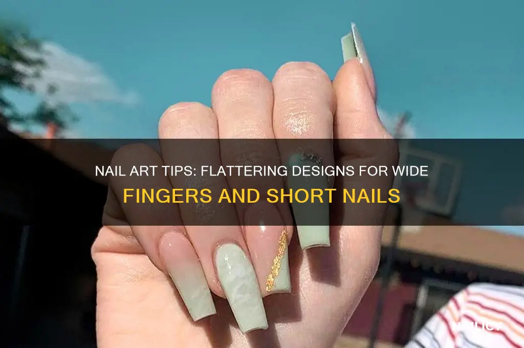 how to do nails on wide fingers