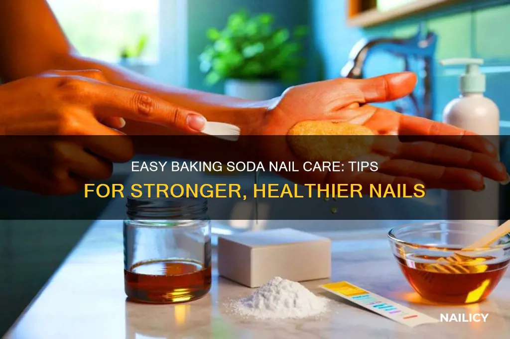 how to do nails with baking soda