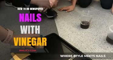 DIY Newspaper Nails: Vinegar Hack for Unique Manicure Designs