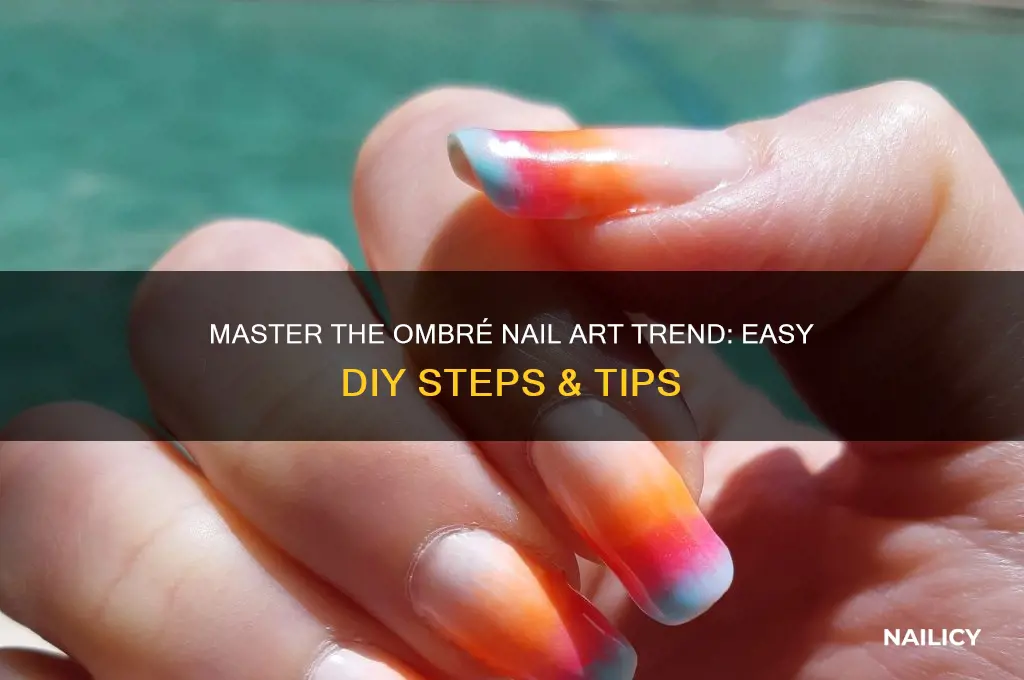 how to do omber nails