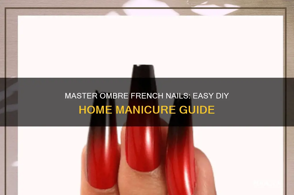 how to do ombre french nails at home