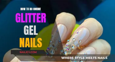Ombre Glitter Gel Nails: Achieve the Perfect Sparkly Gradient