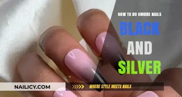 Elegant Black and Silver Ombre Nails: A Step-by-Step DIY Guide