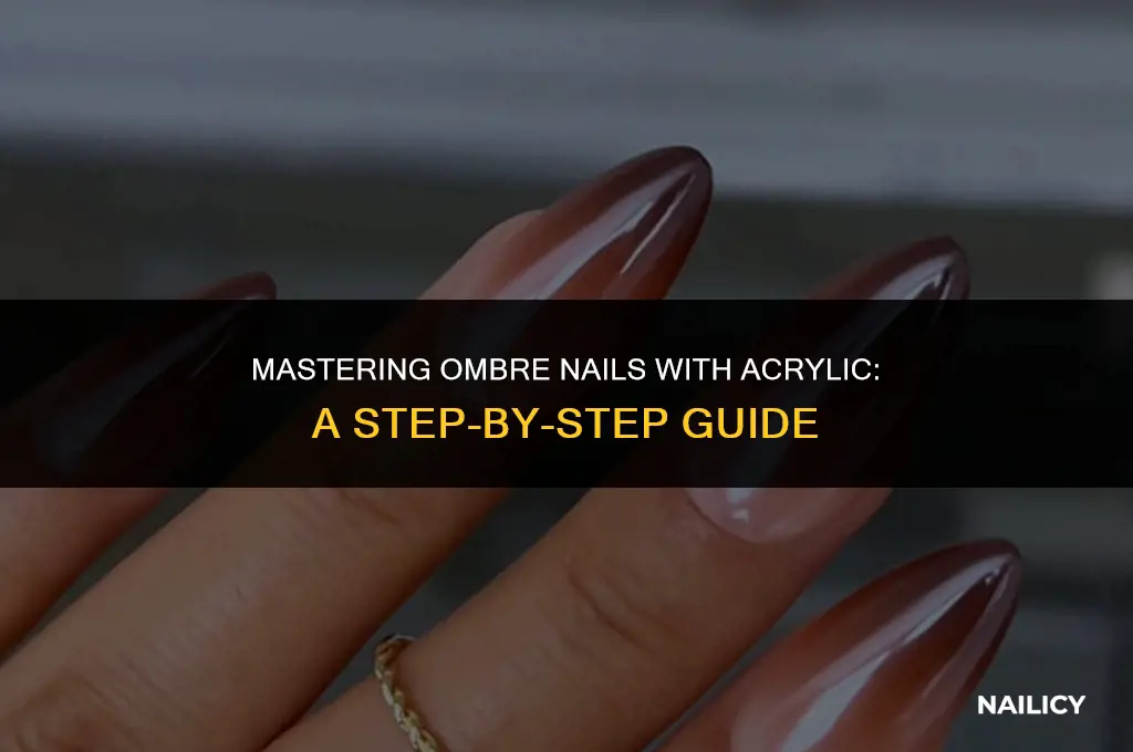 how to do ombre nails using acrylic