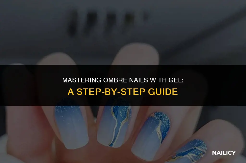 how to do ombre nails using gel