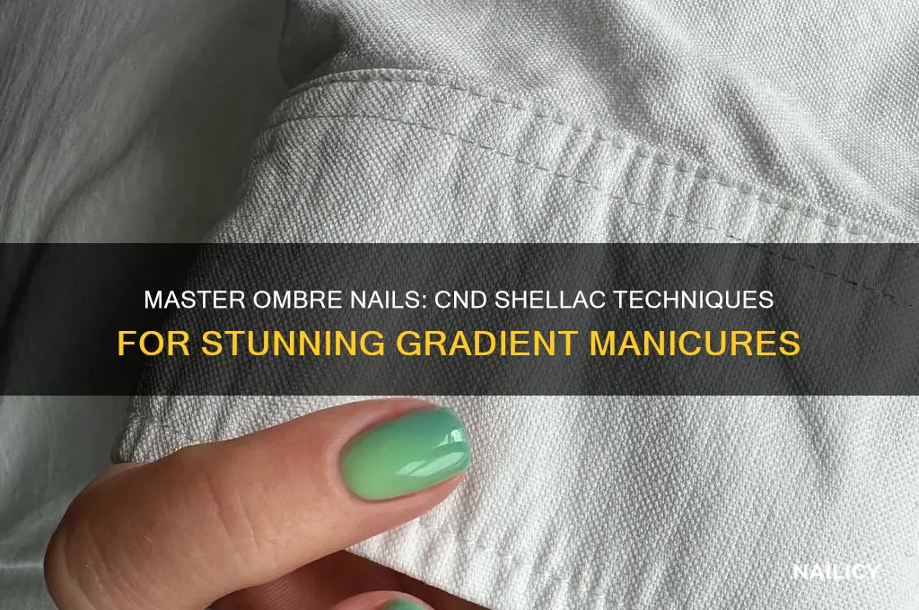 how to do ombre nails with cnd shellac