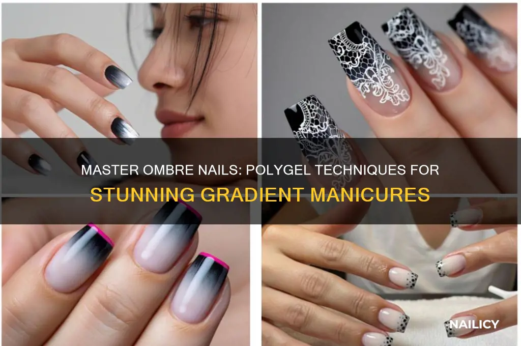 how to do ombre nails with polygel