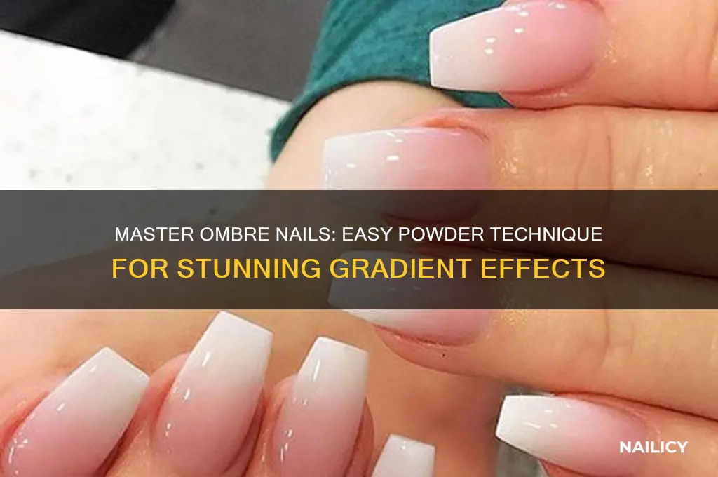 how to do ombre nails with powder