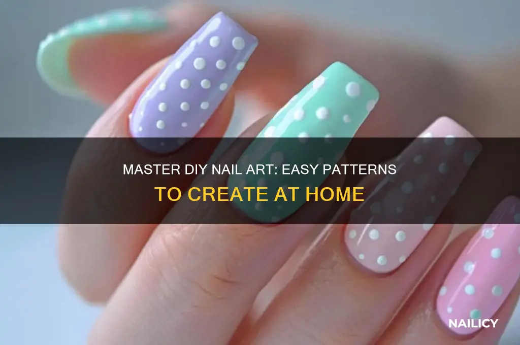 how to do patterns on nails at home