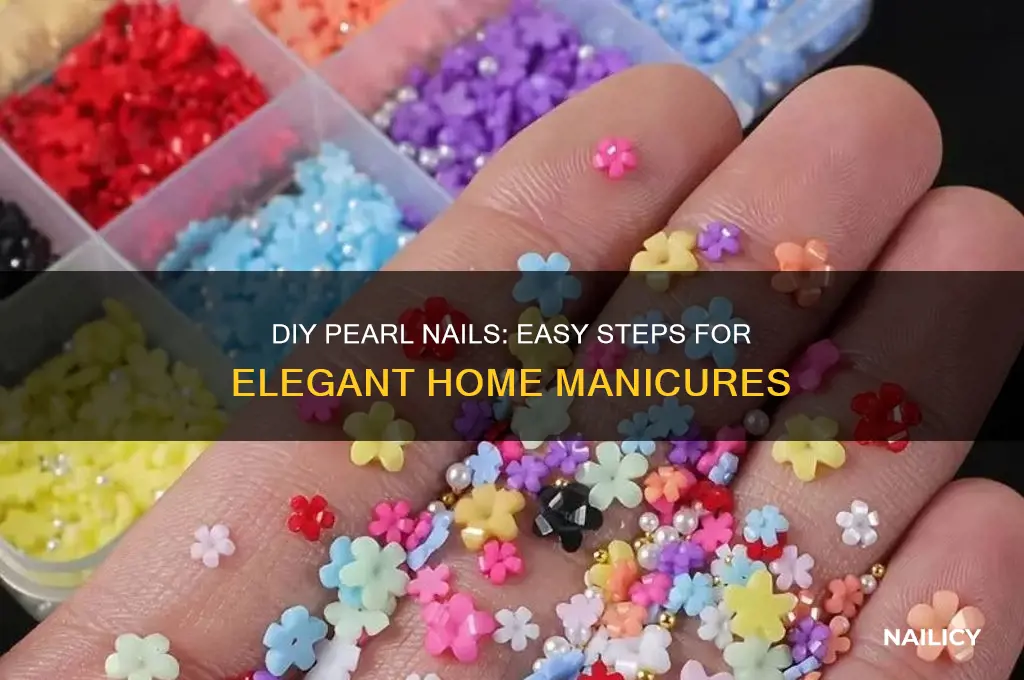 how to do pearl nails at home