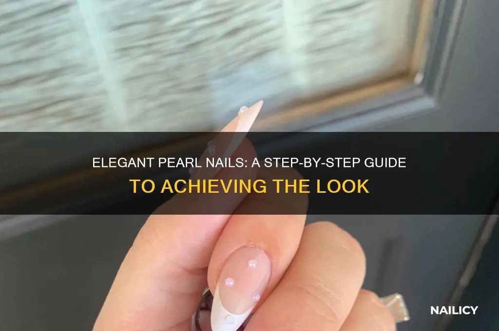 how to do pearl nails