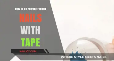 Mastering French Manicures: Easy Tape Technique for Flawless Nails
