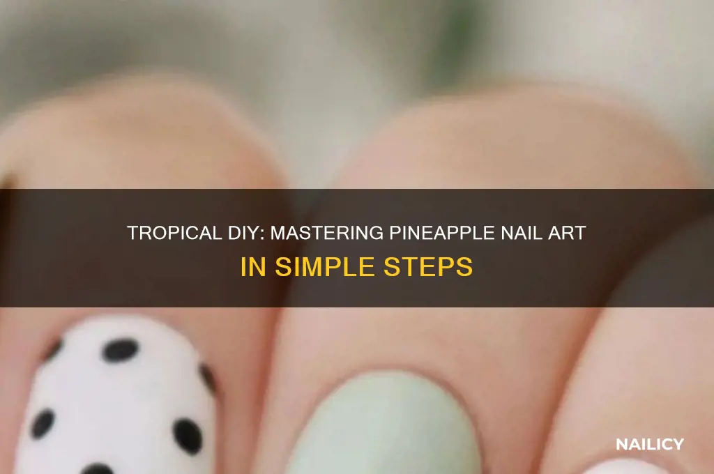 how to do pineapple nails