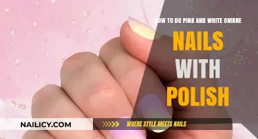 Create Stunning Pink and White Ombre Nails with Polish: Easy DIY Guide