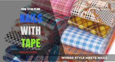Easy DIY Plaid Nails: Create Chic Designs with Tape