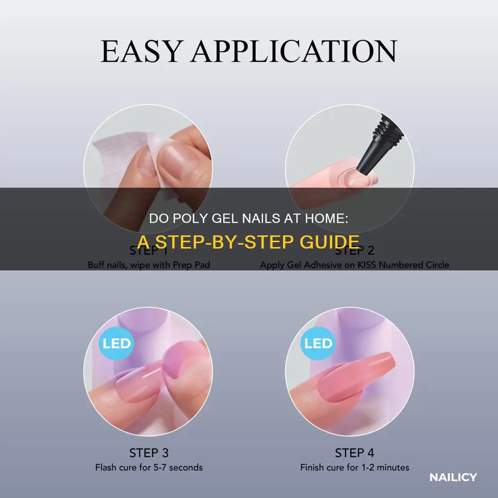 how to do poly gel nails at home