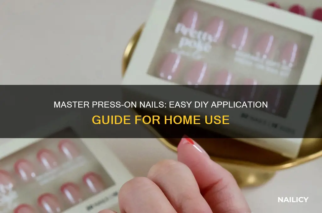 how to do press on nails at home
