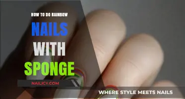 Sponge Technique for Vibrant Rainbow Nails: A Step-by-Step Guide