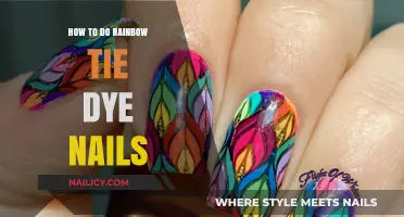 Create Vibrant Rainbow Tie-Dye Nails: A Step-by-Step DIY Guide