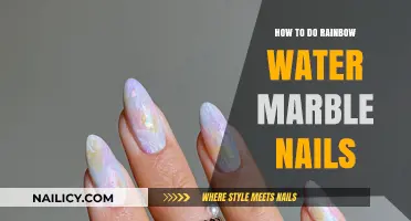 Master Rainbow Water Marble Nails: Easy Step-by-Step Guide