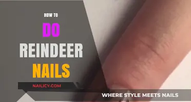 Festive Reindeer Nail Art: Easy DIY Tutorial for Holiday Glamour