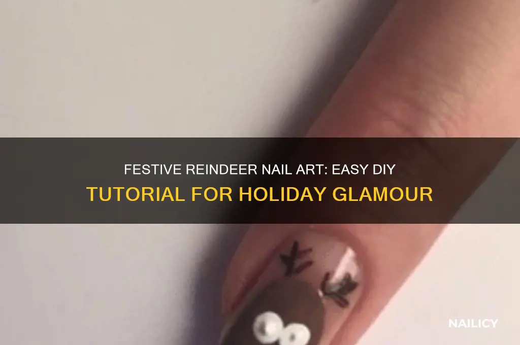 how to do reindeer nails