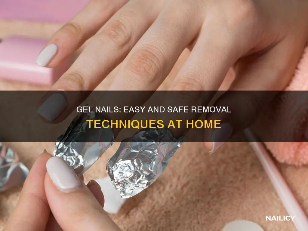 how to do remove gel nails