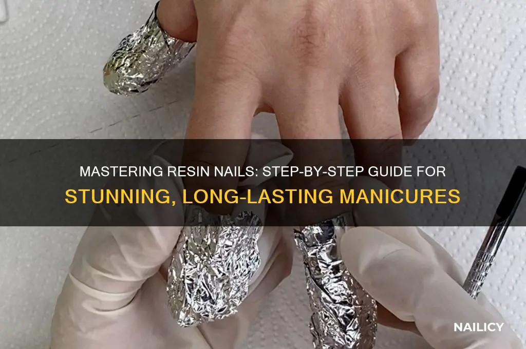 how to do resin nails