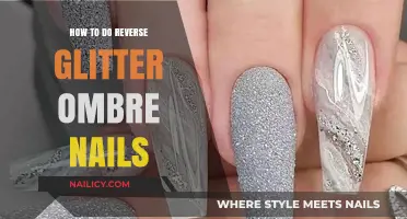 Reverse Glitter Ombre Nails: Easy Step-by-Step Tutorial for Stunning Manicures
