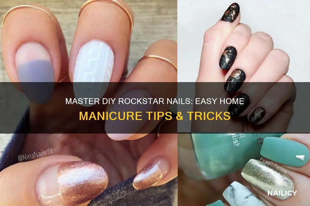 how to do rockstar nails at home