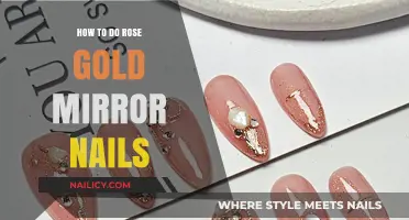 Glam Rose Gold Mirror Nails: Easy DIY Tutorial for Shiny Manicures