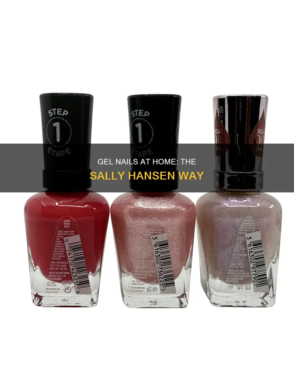 how to do sally hansen gel nails