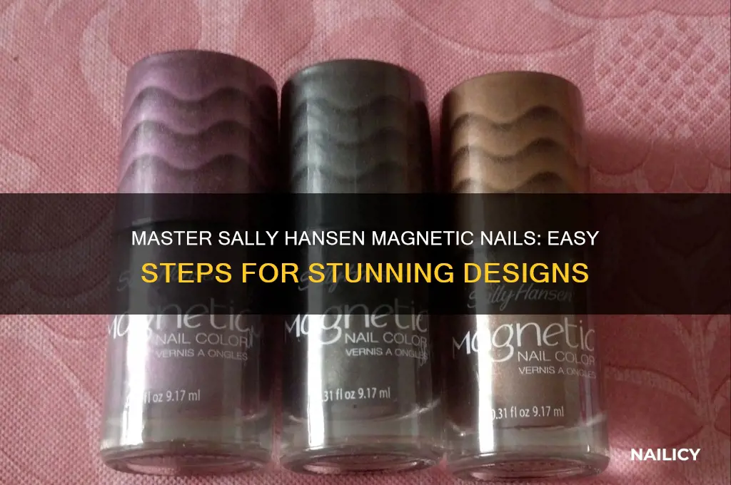 how to do sally hansen magnetic nails
