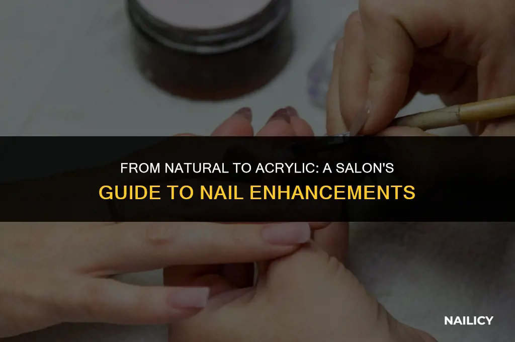 how to do salons use to acrylic nails