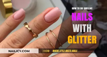 Sparkle and Shine: Mastering Shellac Nails with Glitter at Home