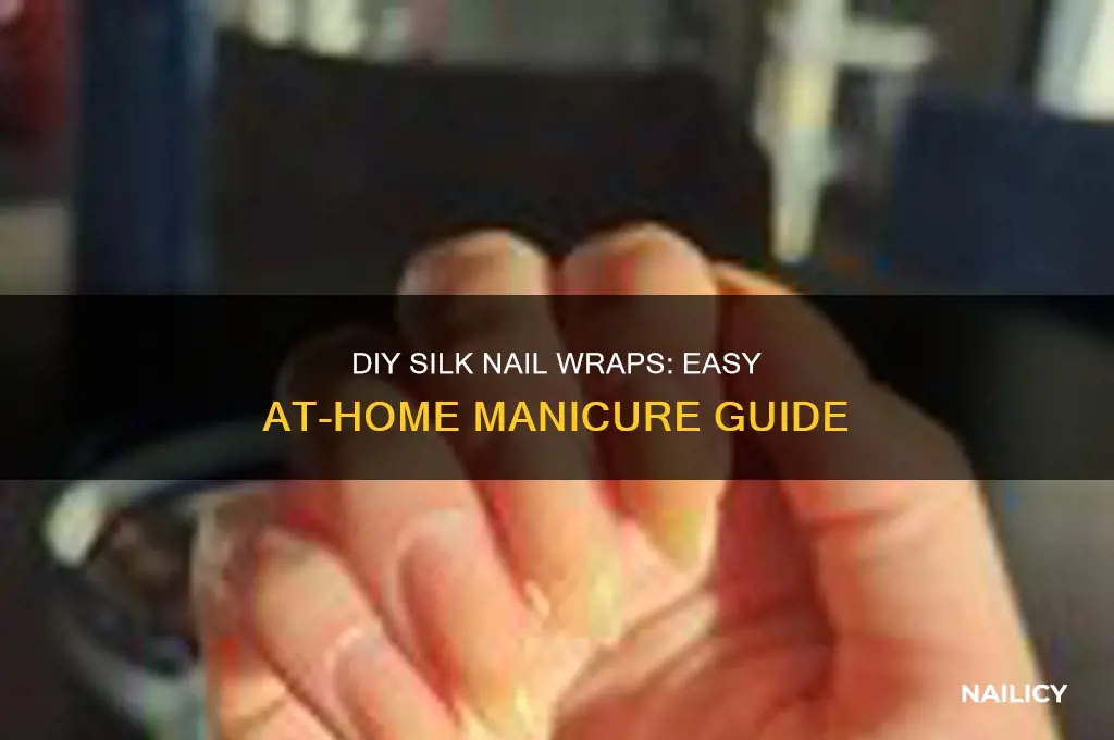 how to do silk nail wraps at home