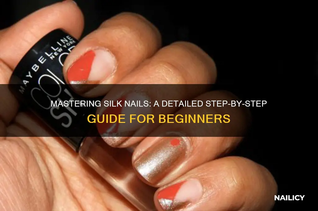 how to do silk nails step by step