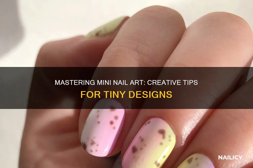 how to do small designs on nails