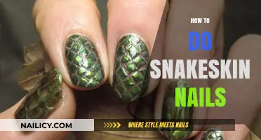 Master the Trend: Easy Steps to Create Snakeskin Nails