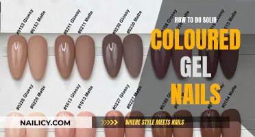 Gel Nails: Solid Color Application Guide