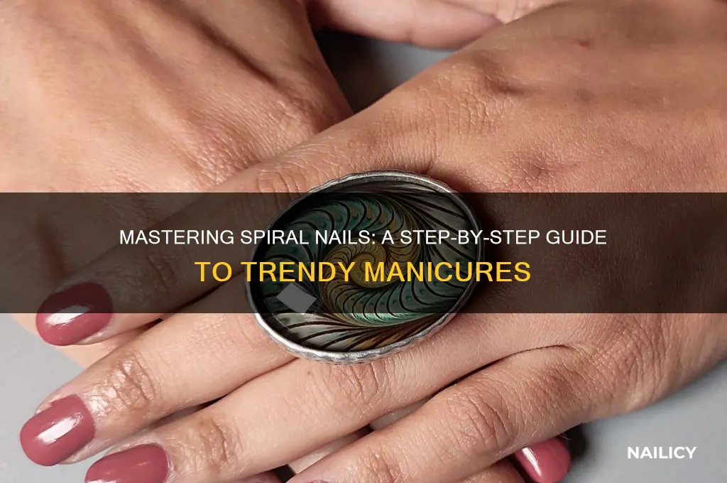 how to do spiral nails