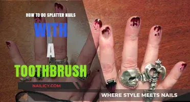 DIY Splatter Nails: Easy Toothbrush Technique for Creative Manicures
