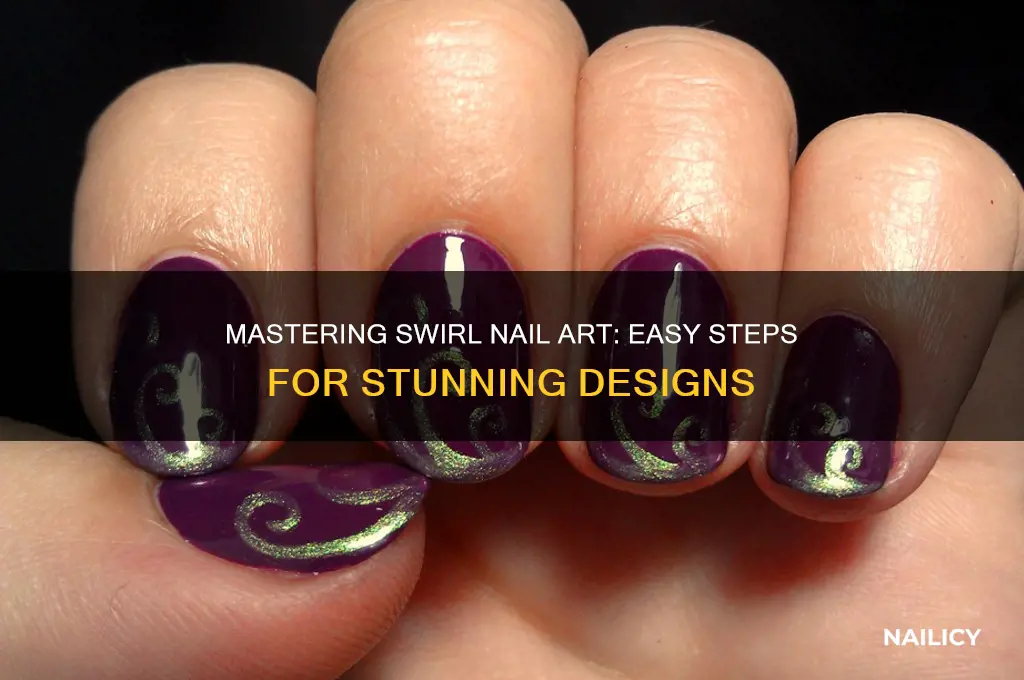 how to do swirl designs on nails
