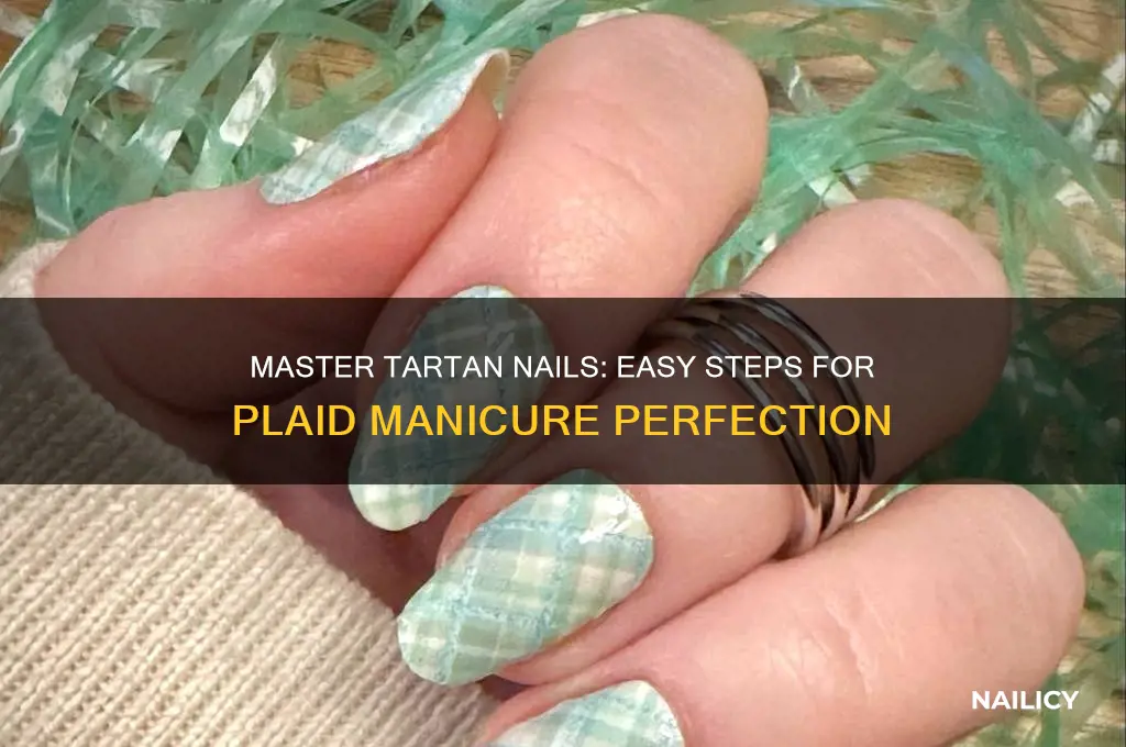 how to do tartan nails