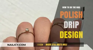 Master the Nail Polish Drip Design: Easy Step-by-Step Guide