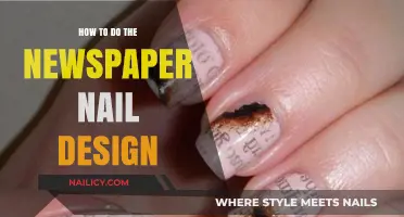 Master the Newspaper Nail Design: Easy Steps for Unique Manicures